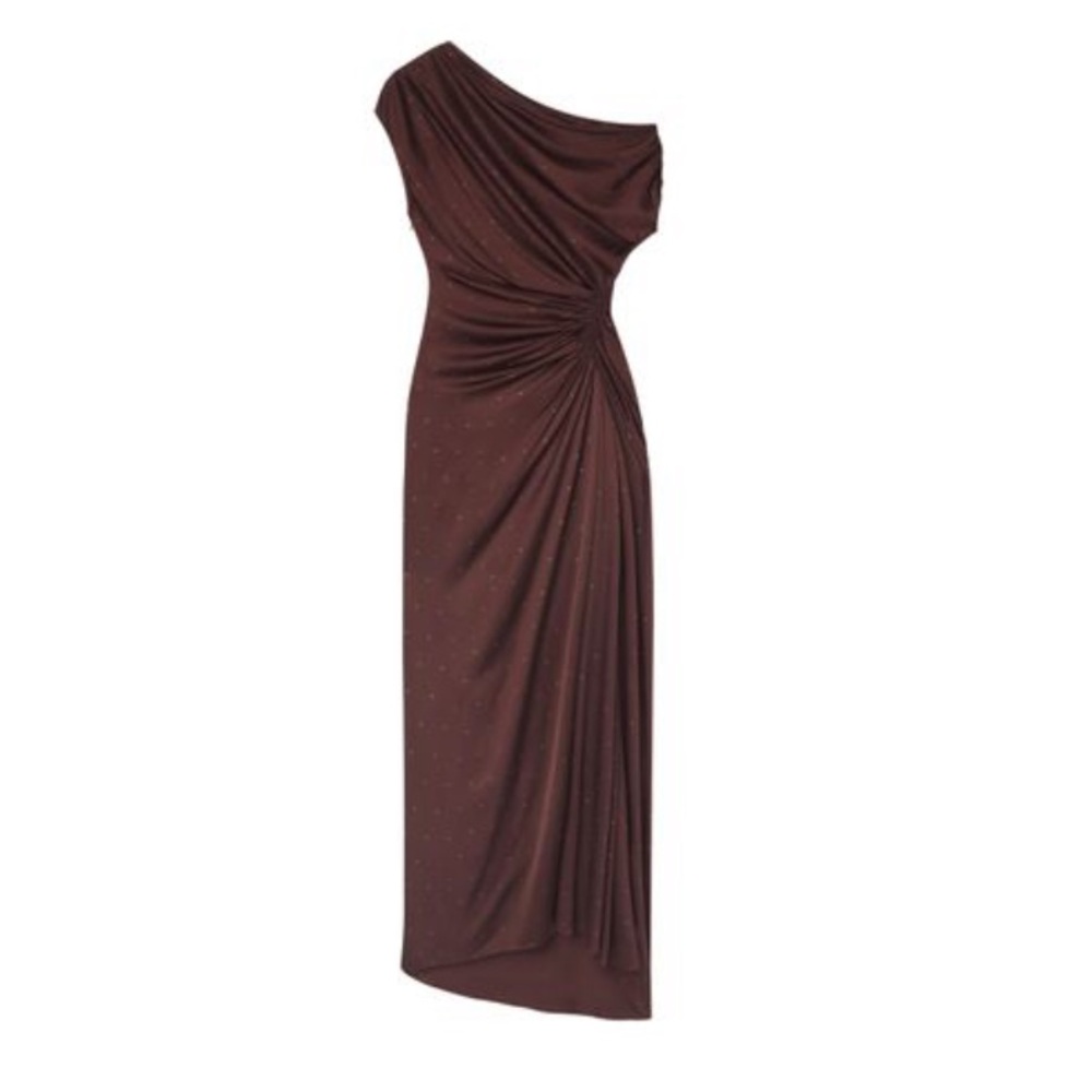 Women's Penny Embellished Satin Maxi Dress - Picture 6 of 6